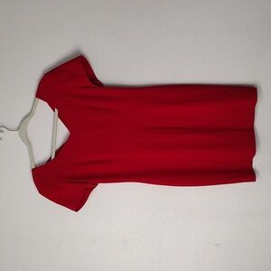 Vintage Preview Collection Red Short Sleeve Dress Size 6